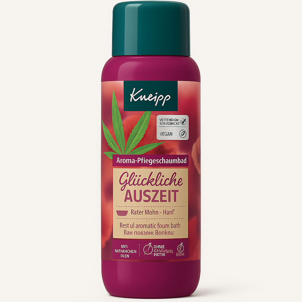 Kneipp – Glückliche Auszeit (Roter Mohn & Hanf)